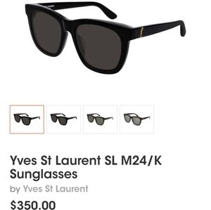 Yves St Laurent SL M24/K Sunglasses
